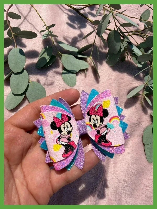Barrette Minnie com glitter – photo 3